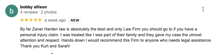 Thornton Personal Injury Lawyer Review
